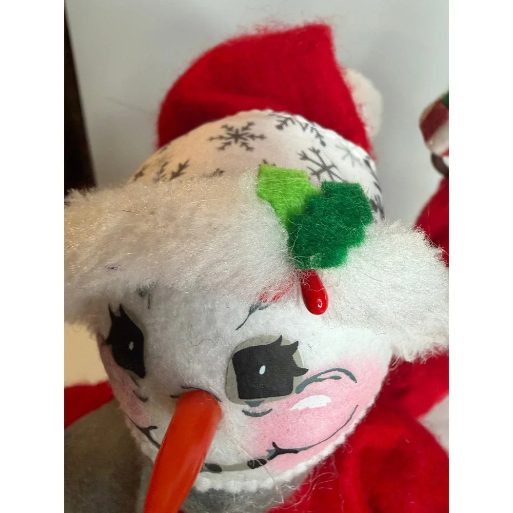 Annalee Christmas Snowman Set Holiday Figures Winter Decor 2011 2017